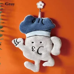 Cartoon-Mikrofaser-Handtuch – süßes Küchen- und Badezimmerdekor