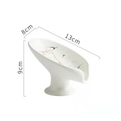 Ceramic Soap Dish - Luxury Bathroom Accessory