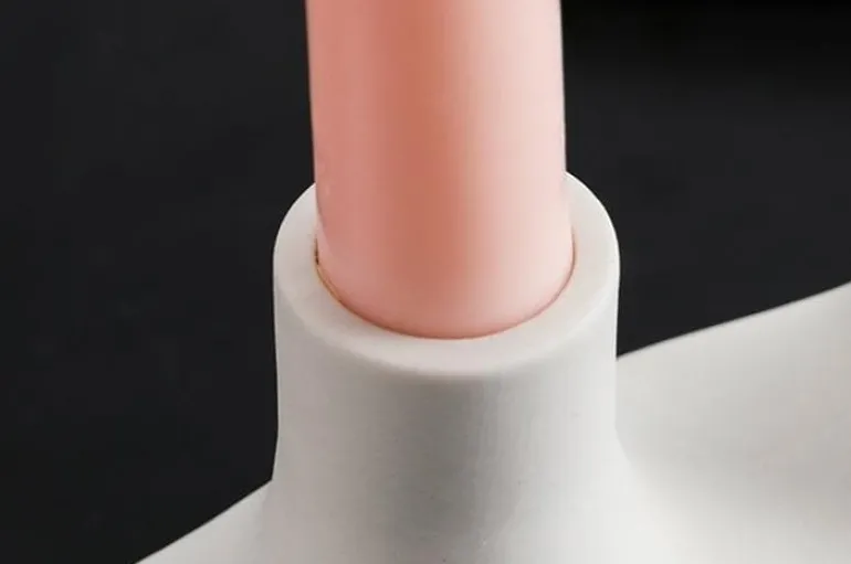 Ceranova Abstract Ceramic Candle Holder – Modern Minimalist Accent
