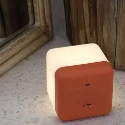Chargeable Square Night Lamp - Elegant LED Table Lamp