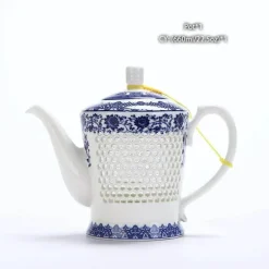 Chinesische blau-weiße Teekanne – 660 ml, Kung-Fu-Teegeschirr