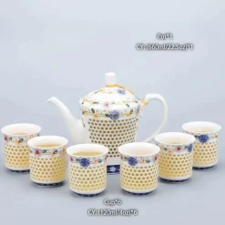 Chinesische blau-weiße Teekanne – 660 ml, Kung-Fu-Teegeschirr