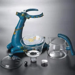 Chinesische Drachenteekanne aus Keramik – Magnetisches Teeservice