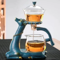 Chinesische Drachenteekanne aus Keramik – Magnetisches Teeservice