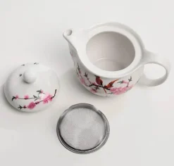 Chinesisches Teekannen-Set aus Porzellan – traditionelle blau-weiße Teekannen-Kollektion