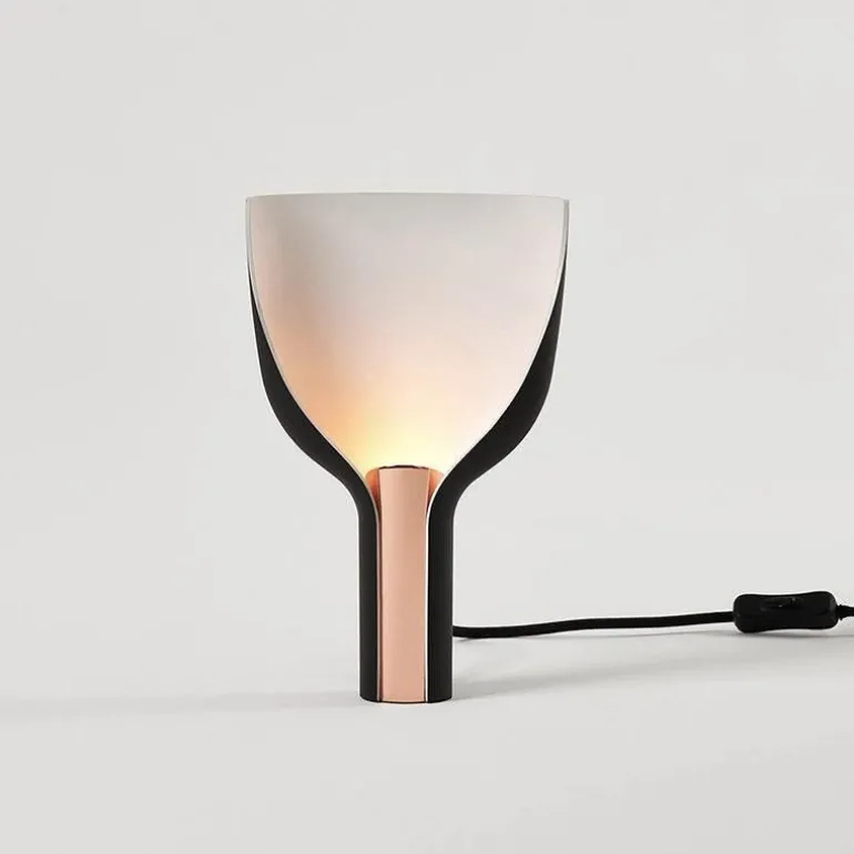 Chrome Blossom Table Lamp - Modern Floral Lighting