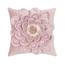 Chrysanthemum Patchwork Kissenbezug – Elegantes Blumendesign