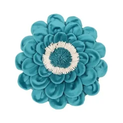 Chrysanthemum Patchwork Kissenbezug – Elegantes Blumendesign