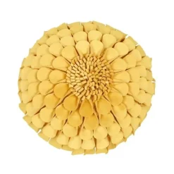 Chrysanthemum Patchwork Kissenbezug – Elegantes Blumendesign