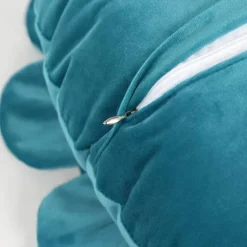 Chrysanthemum Patchwork Kissenbezug – Elegantes Blumendesign