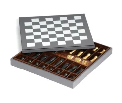Classic Chess and Checkers Dual Game Board