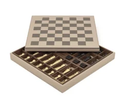Classic Chess and Checkers Dual Game Board