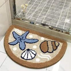 Coastal Bath Mat - Seabreeze Design Bathroom Decor