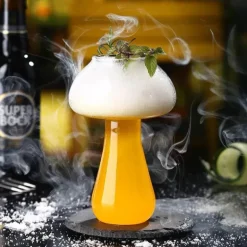 Cocktailglas im Pilz-Design – 380 ml Weinbecher für Partys und Bars