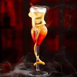 Cocktailglas-Set – körperförmiges Stielglas für Partys und Nachtclubs