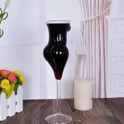 Cocktailglas-Set – körperförmiges Stielglas für Partys und Nachtclubs