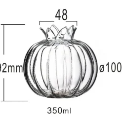 Cocktailglas-Set in Granatapfelform mit wiederverwendbarem Strohhalm