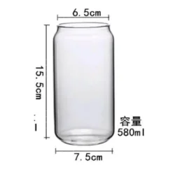 Cola-Glas-Becher-Set – Kreative Trinkgefäße, Schnapsgläser, Dessertbecher für Milch und Bier