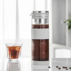 Cold Brew Coffee Infuser - 800 ml luftdichte Glaskaraffe