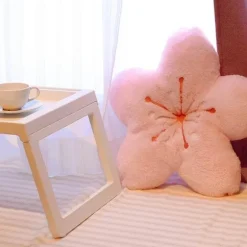 Colorful Cherry Blossom Seat Cushion Pillow - Decorative Floral Throne Pad