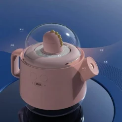 Colorful Teapot Humidifier with Night Light - USB Air Diffuser