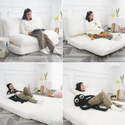 Compact Foldable Futon Sofa - Japanese Style Mattress
