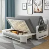 Compact Storage Sofa Bed - Modern Space-Saving Design
