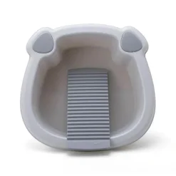Compact Washboard Cleaner - Thick Plastic Washbasin Scrubber
