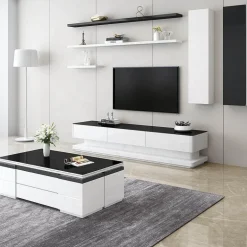 Convertible Coffee Table - Versatile Modular Design for Dynamic Living