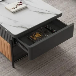 Convertible Foldable Coffee Table - Space Saver Nordic Design