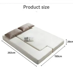 Convertible Sofa Bed - Modular Three-Seater Sectional