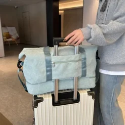 Cord-Reisetasche – Schuhfach, Weekender-Tasche