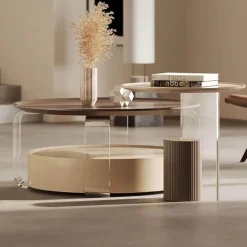 Cossette Couchtisch – Moderner Akzenttisch aus Holz