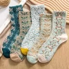 Cottagecore Vintage Stricksocken - Cozy Rosedale Footwear