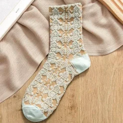 Cottagecore Vintage Stricksocken - Cozy Rosedale Footwear