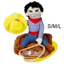Cowboy-Hundekostüm – Western-Pferde-Haustier-Outfit