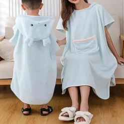 Cozy Womens Hooded Bathrobe - Soft Comfortable Robe