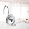 Crystal Ball Shower Curtain Hooks - Decorative Bathroom Accessories