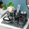 Crystal Bathroom Accessories Set - Elegant Décor for Stylish Bathrooms
