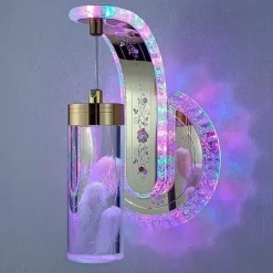 Crystal Flower Dimmbare Wandleuchte - Elegante Wohnraumbeleuchtung