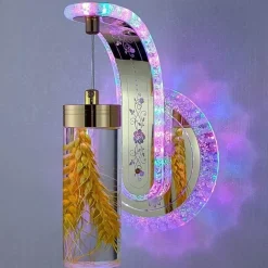 Crystal Flower Dimmbare Wandleuchte - Elegante Wohnraumbeleuchtung