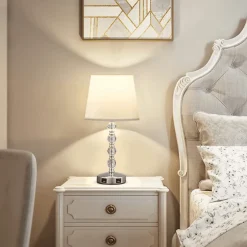 Crystal LED Table Lamp - Stylish Night Light