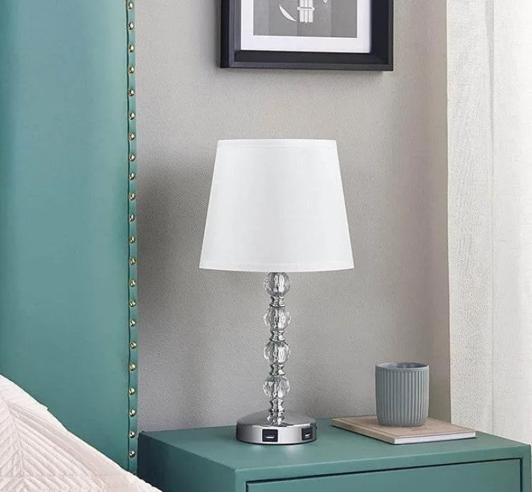 Crystal LED Table Lamp - Stylish Night Light