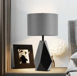 Crystal Noir Table Lamp - Elegant Decorative Lighting