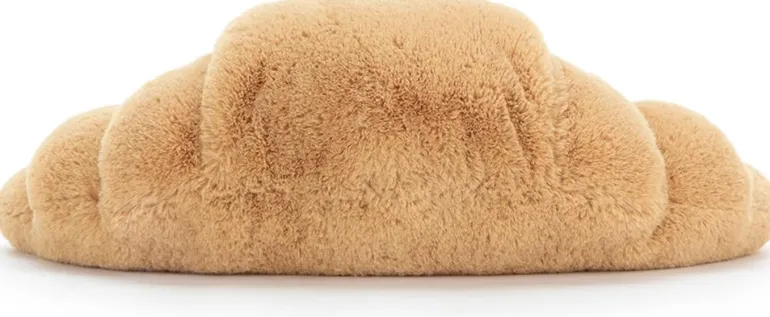 Cute Croissant Plush Toy – Soft Home Decor Stuffed Bread Pillow