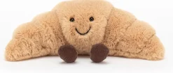 Cute Croissant Plush Toy – Soft Home Decor Stuffed Bread Pillow