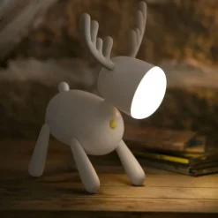 Cute Deer Night Light - LED Animal Lamp for Kids Rooms