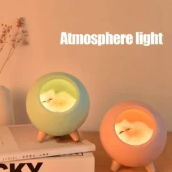 Cute Pet House LED Night Lamp - Adorable USB Night Light