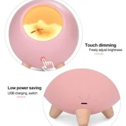 Cute Pet House LED Night Lamp - Adorable USB Night Light