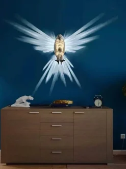 3D Adler Wandlampe - Dekoratives Projektionslicht